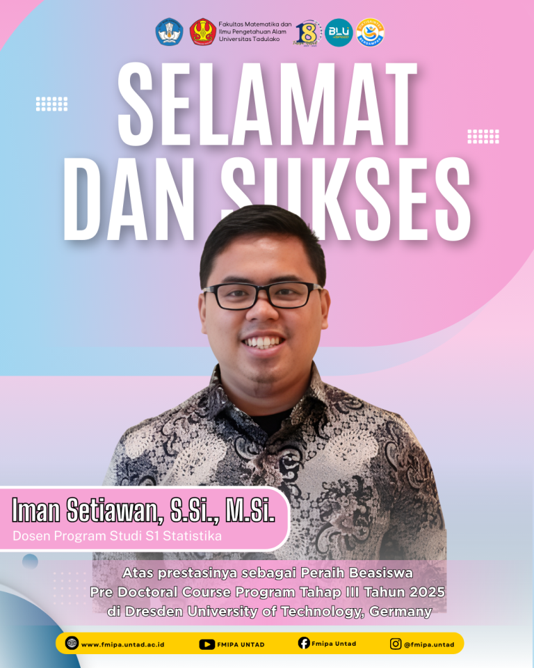 Selamat dan Sukses Atas Pencapaian Beasiswa Pre-Doctoral Course Program Tahap III Tahun 2025